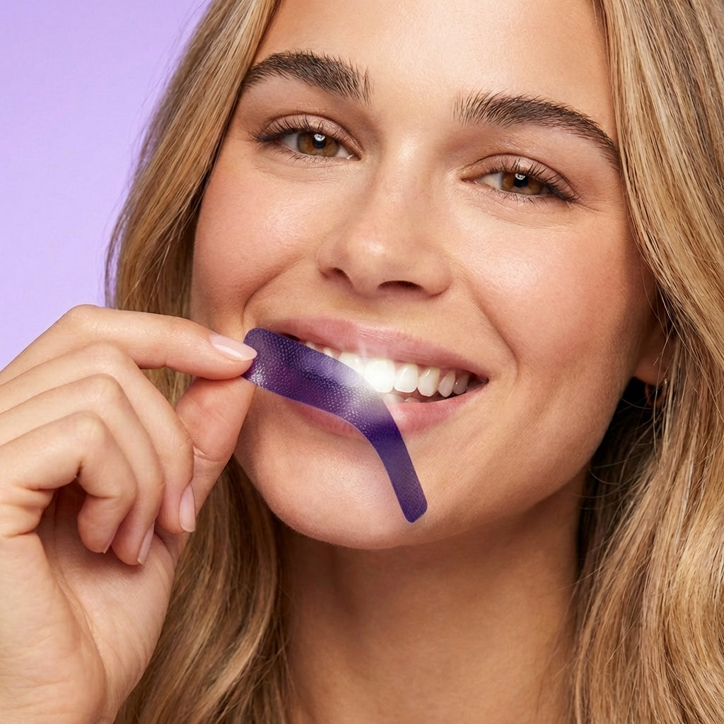 Lilla tannblekingsstrimler