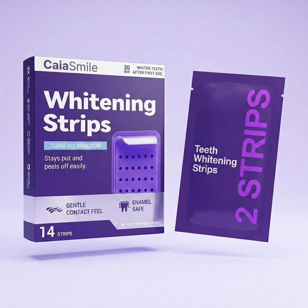 Lilla tannblekingsstrimler