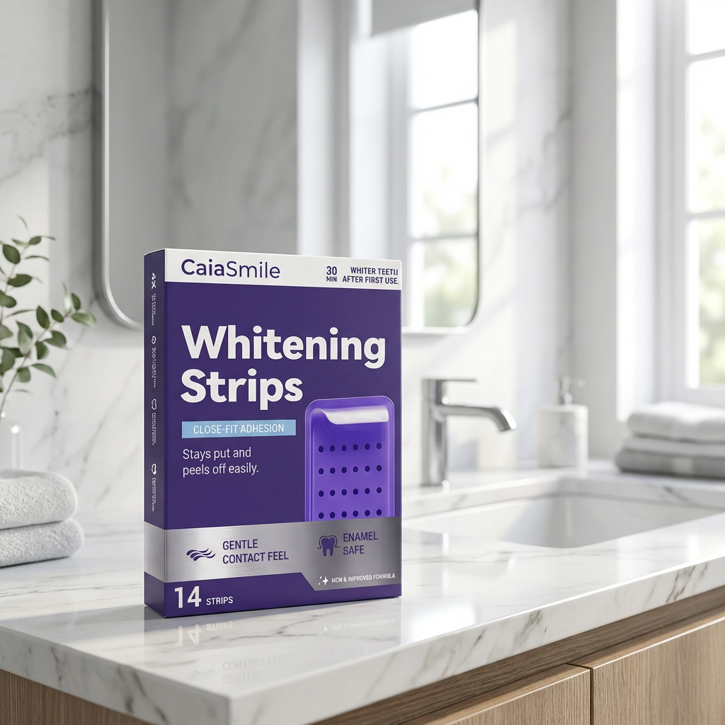 Lilla tannblekingsstrimler